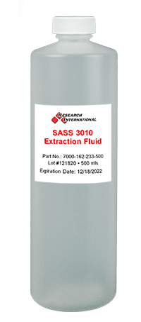 SASS 3010 Extraction Fluid (500 mL) — P/N 7000-162-233-500